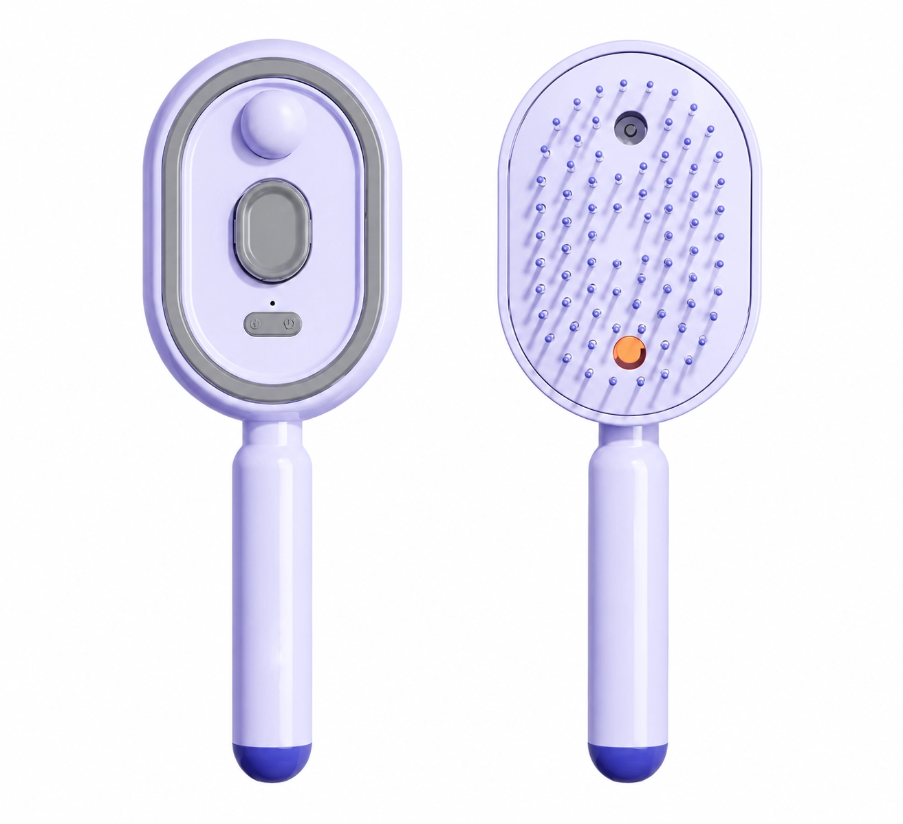 Electric Steam Hair Brush — Nano Mist & Red Light Therapy