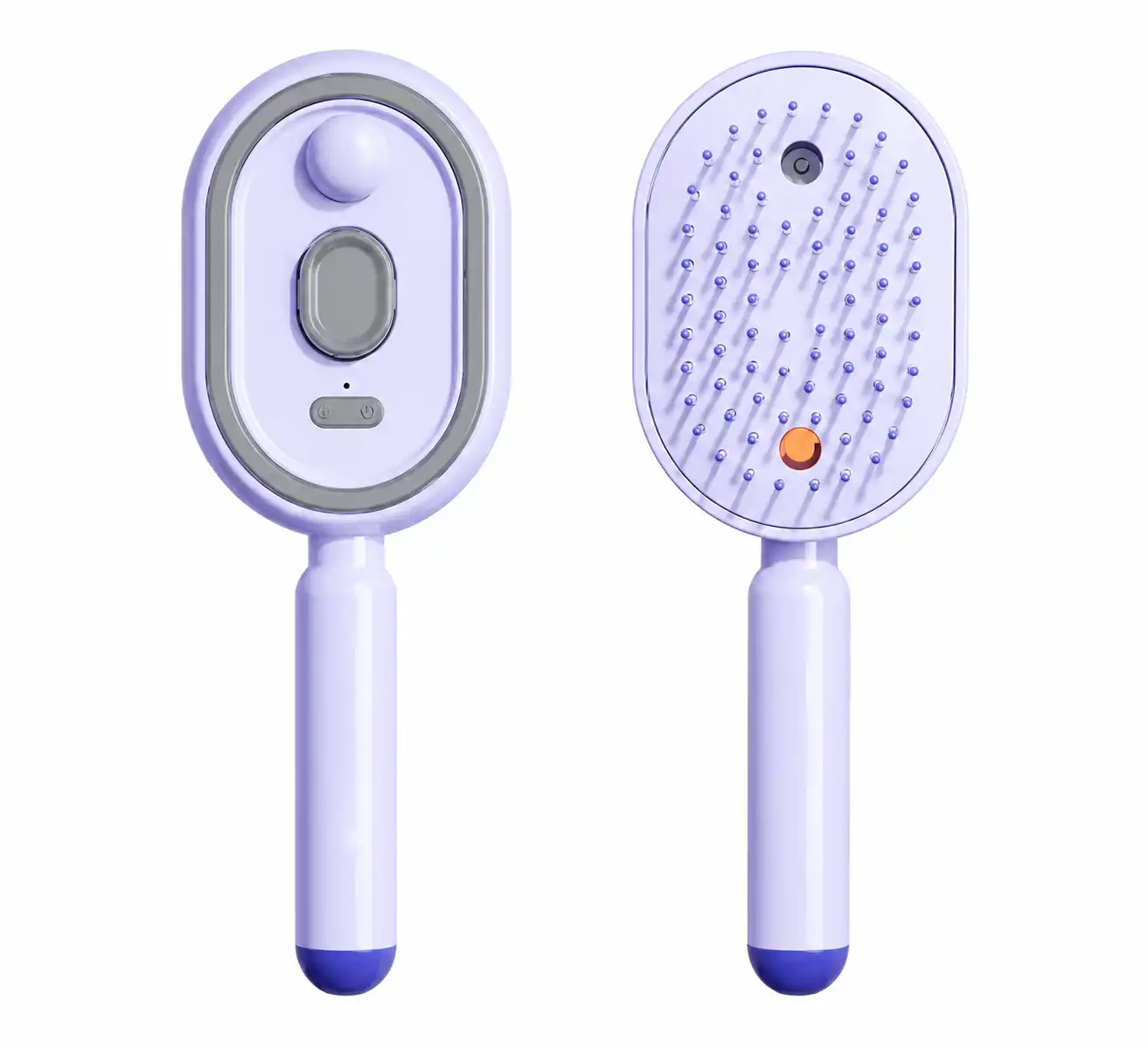 Electric Steam Hair Brush — Nano Mist & Red Light Therapy